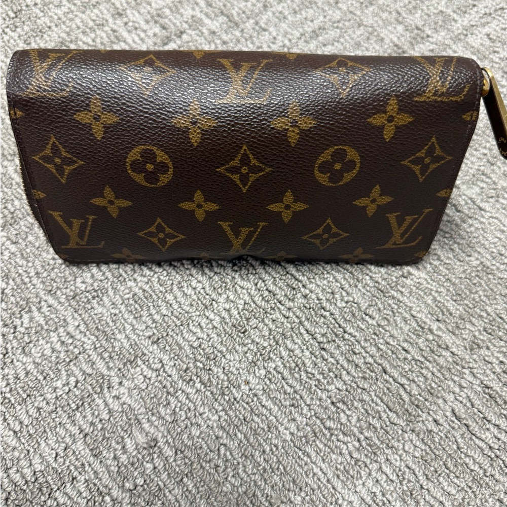 Louis Vuitton Brown Monogram Zip Wallet